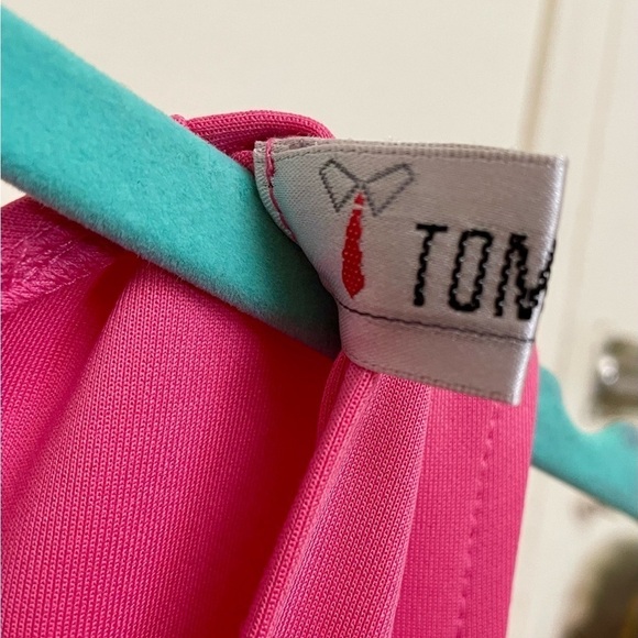 Tomswear Pink Peplum Dress Size Small NWOT - Picture 7 of 15